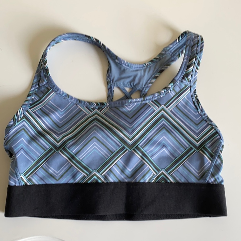Two small sports bras